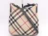 BURBERRY Wool Nova Check Shoulder Bag Black Shoulder Bag