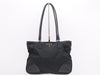 PRADA Nylon Triangle Logo Tote Bag Black Tote Bag