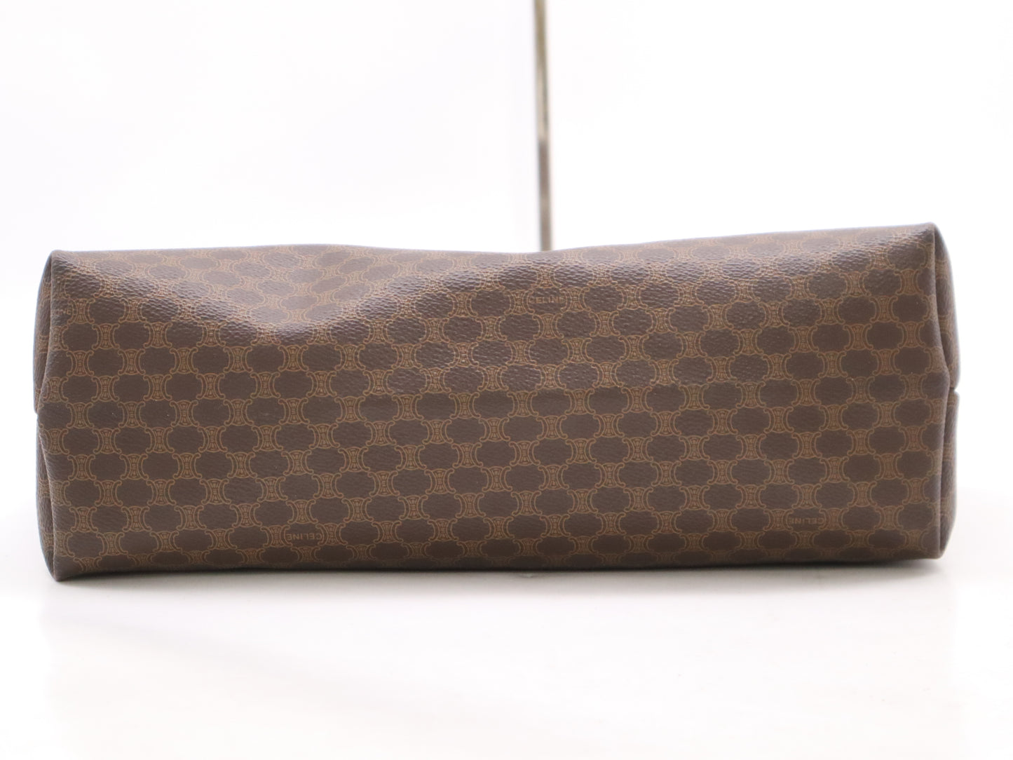 CELINE PVCx Leather Macadam Tote Bag Brown Tote Bag