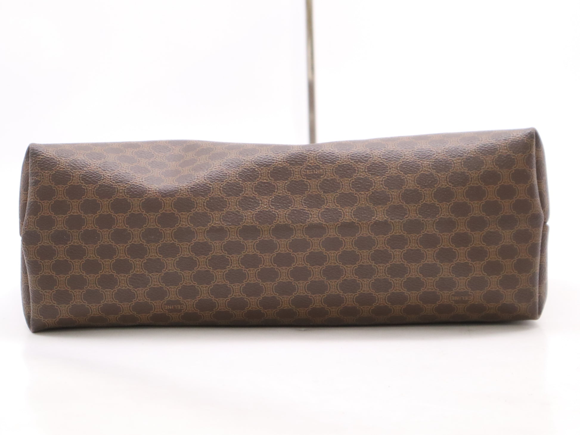 CELINE PVCx Leather Macadam Tote Bag Brown Tote Bag