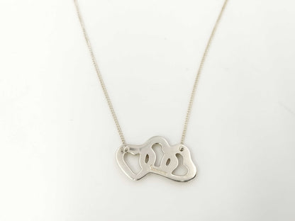 Tiffany & Co. SV925 Triple Heart Necklace Silver Necklace