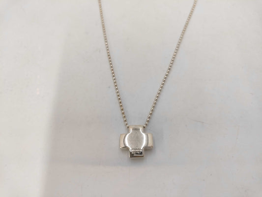Tiffany & Co. SV925 Roman Cross Necklace in Silver with Box