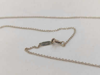 Tiffany & Co. SV925 Folded Heart Necklace Silver Necklace