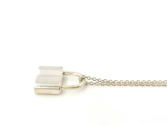 Tiffany & Co. SV9251837 Lock Necklace Silver Necklace