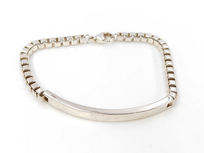 Tiffany & Co. AG925 Venetian Bracelet, Silver, with Box and Dust Bag