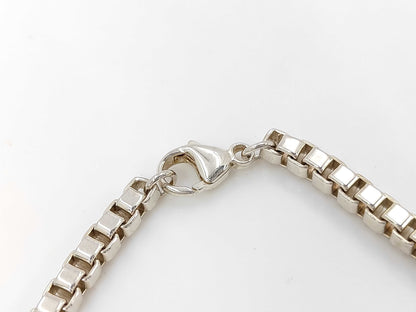 Tiffany & Co. AG925 Venetian Bracelet, Silver, with Box and Dust Bag