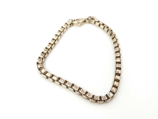 Tiffany & Co. SV925 Venetian Bracelet, Silver, with Dust Bag