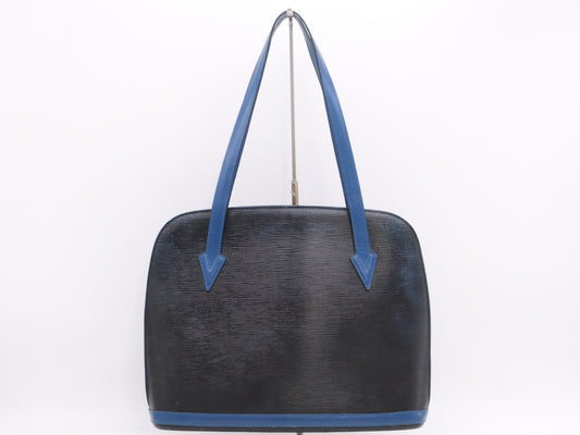 LOUIS VUITTON M52285 Epi-Lussac Toledo Blue Tote Bag