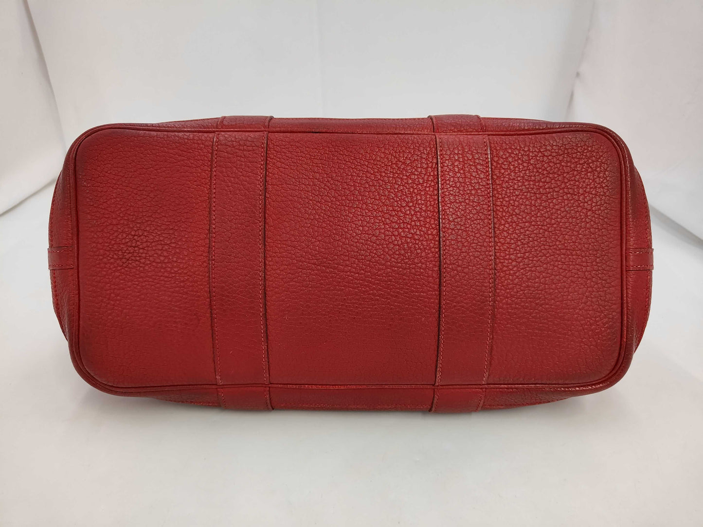 HERMES Negonda Garden Party PM Red □O Handbag