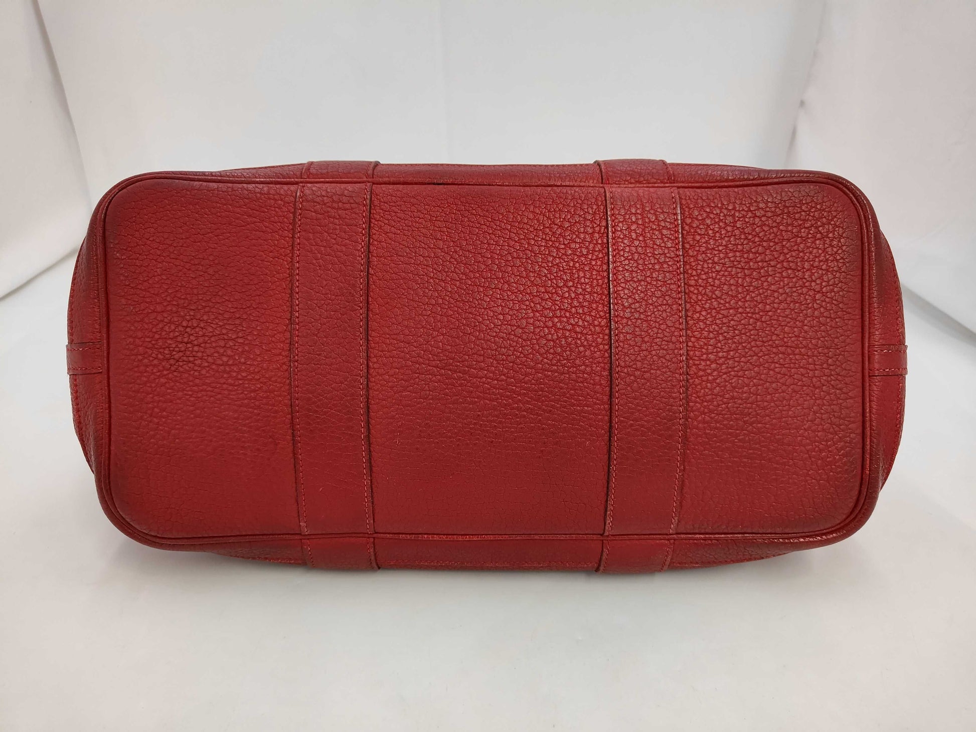 HERMES Negonda Garden Party PM Red □O Handbag