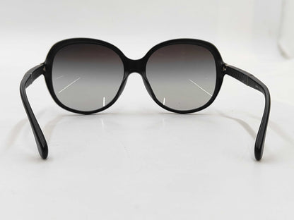  CHANEL 5232A40935 Plastic Sunglasses Matelasse Black with Guarantee Card, Case, and Box AC9251081 Sunglasses/Eyewear