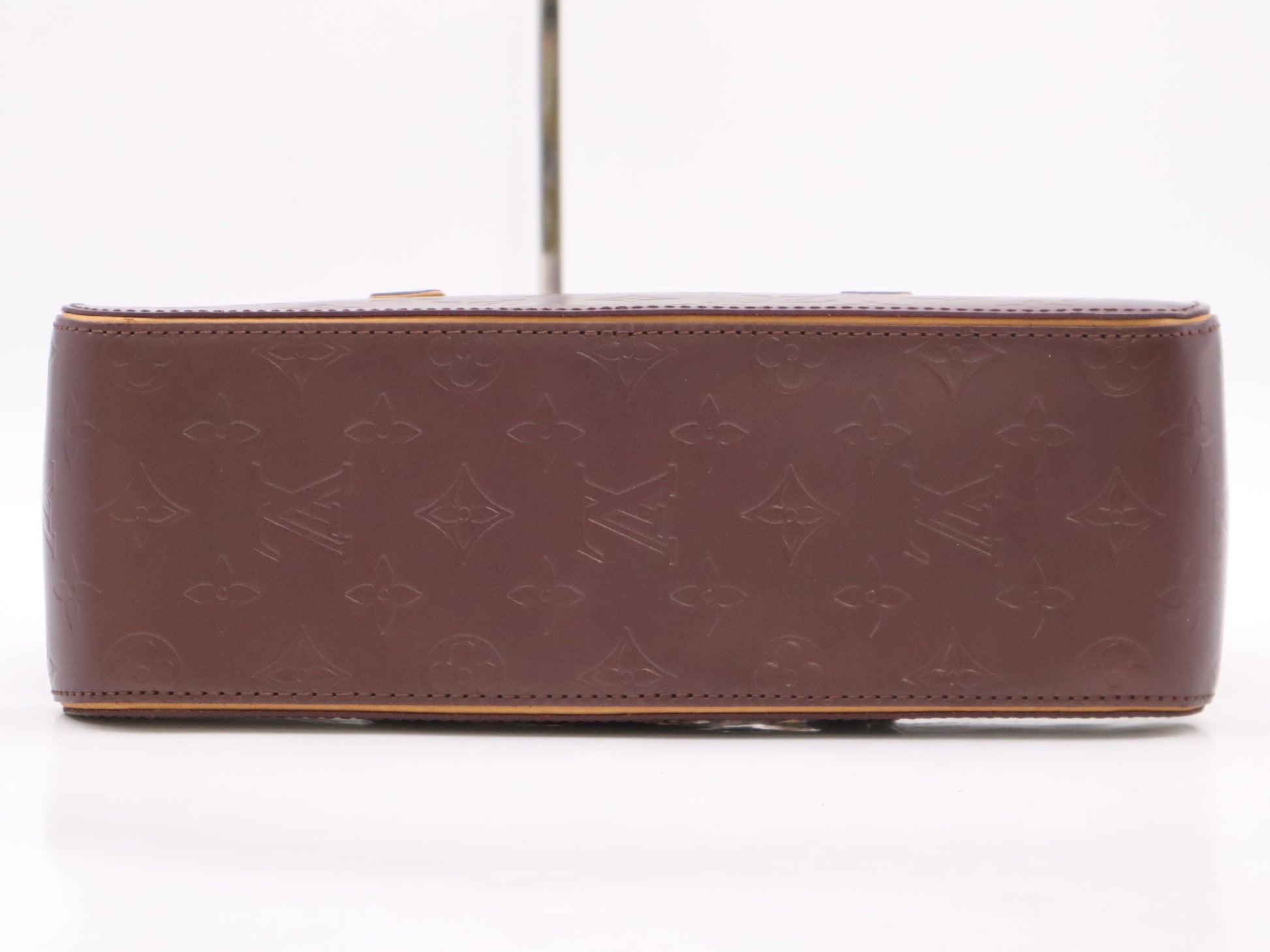 LOUIS VUITTON M55176 Monogram Matte Shelton Violet Handbag with Dust Bag