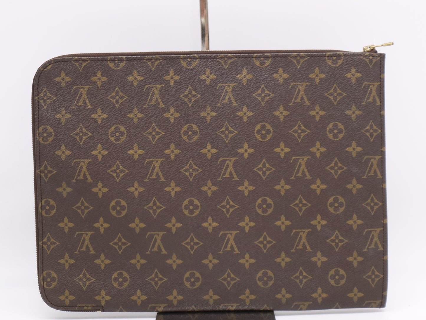 LOUIS VUITTON M53456 Monogram Poche Document Old Model Clutch Bag