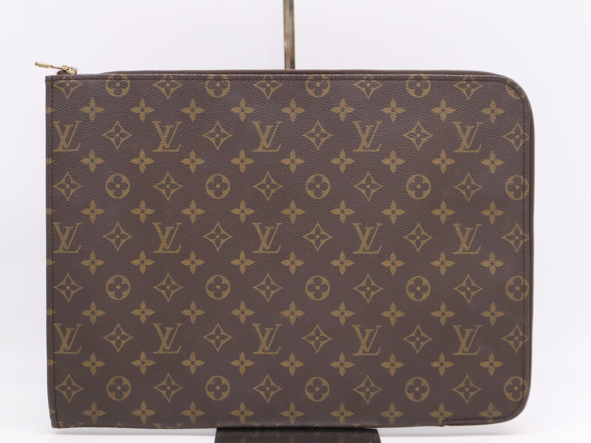LOUIS VUITTON M53456 Monogram Poche Document Old Model Clutch Bag