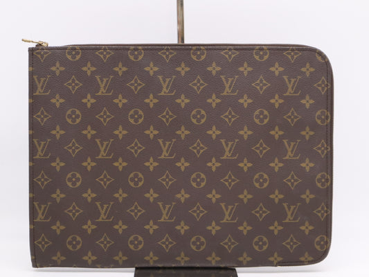 LOUIS VUITTON M53456 Monogram Poche Document Old Model Clutch Bag