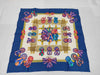 HERMES Silk Carré 90 LES RUBANS DU CHEVAL Horse Ribbon Blue Multicolor Scarf