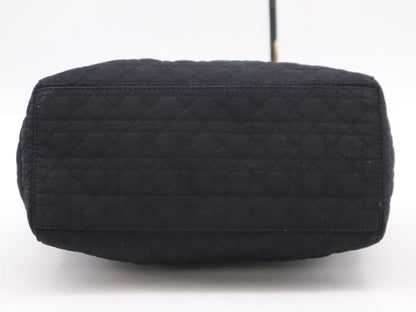 Dior Canage Lady Dior Handbag Black GD Hardware Handbag