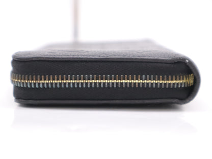 LOUIS VUITTON M60571 Empreinte Zippy Wallet Noir Wallet