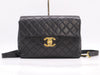 CHANEL Lambskin Matelasse Deca Coco Backpack in Black with GD Hardware and Unclear Seal