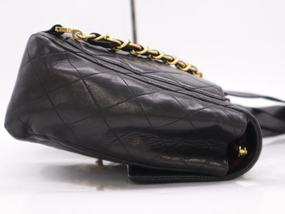 CHANEL Lambskin Matelasse Deca Coco Backpack in Black with GD Hardware and Unclear Seal