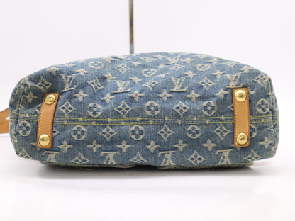 LOUIS VUITTON M95048 Denim Buggy GM Blue Shoulder Bag