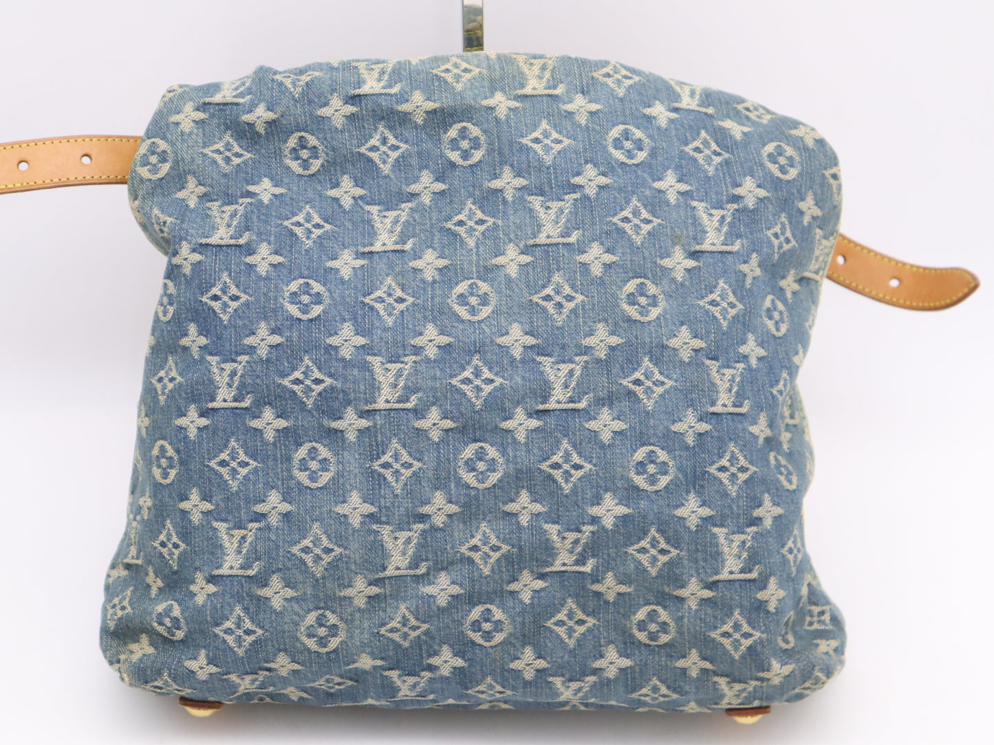 LOUIS VUITTON M95048 Denim Buggy GM Blue Shoulder Bag