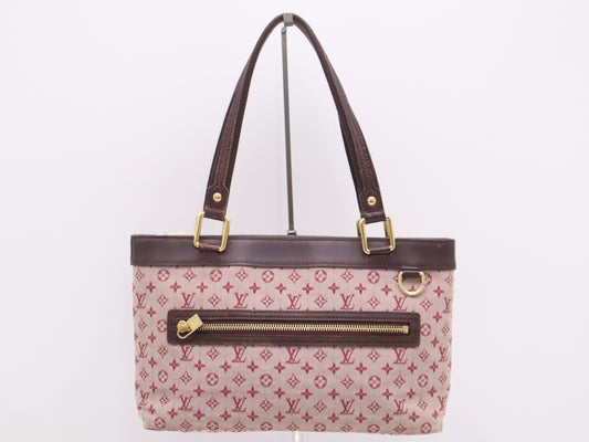 LOUIS VUITTON M92678 Monogram Mini Lucille PM Cerise Handbag