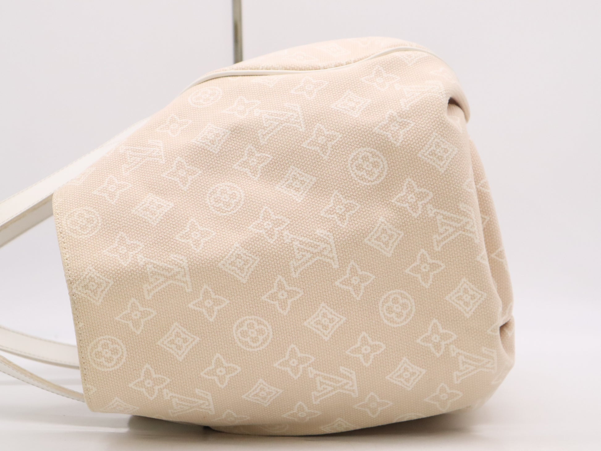 LOUIS VUITTON M95986 Leather Cabas Ipanema GM Beach Line Sable Tote Bag