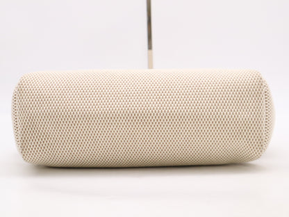 HERMES Canvas Air Bag PM Beige with Padlock, Two Keys, and Clochet, G Stamp, 2003 Handbag