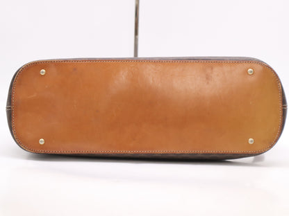 CELINE Macadam 2-Way Tote Bag Brown Handbag