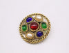 CHANEL GP Gripoa Gold Brooch