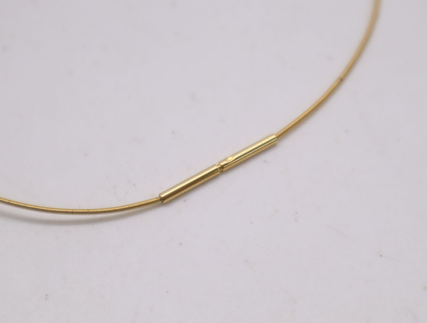 HERMES GPH Cube Orange Gold Necklace with Box