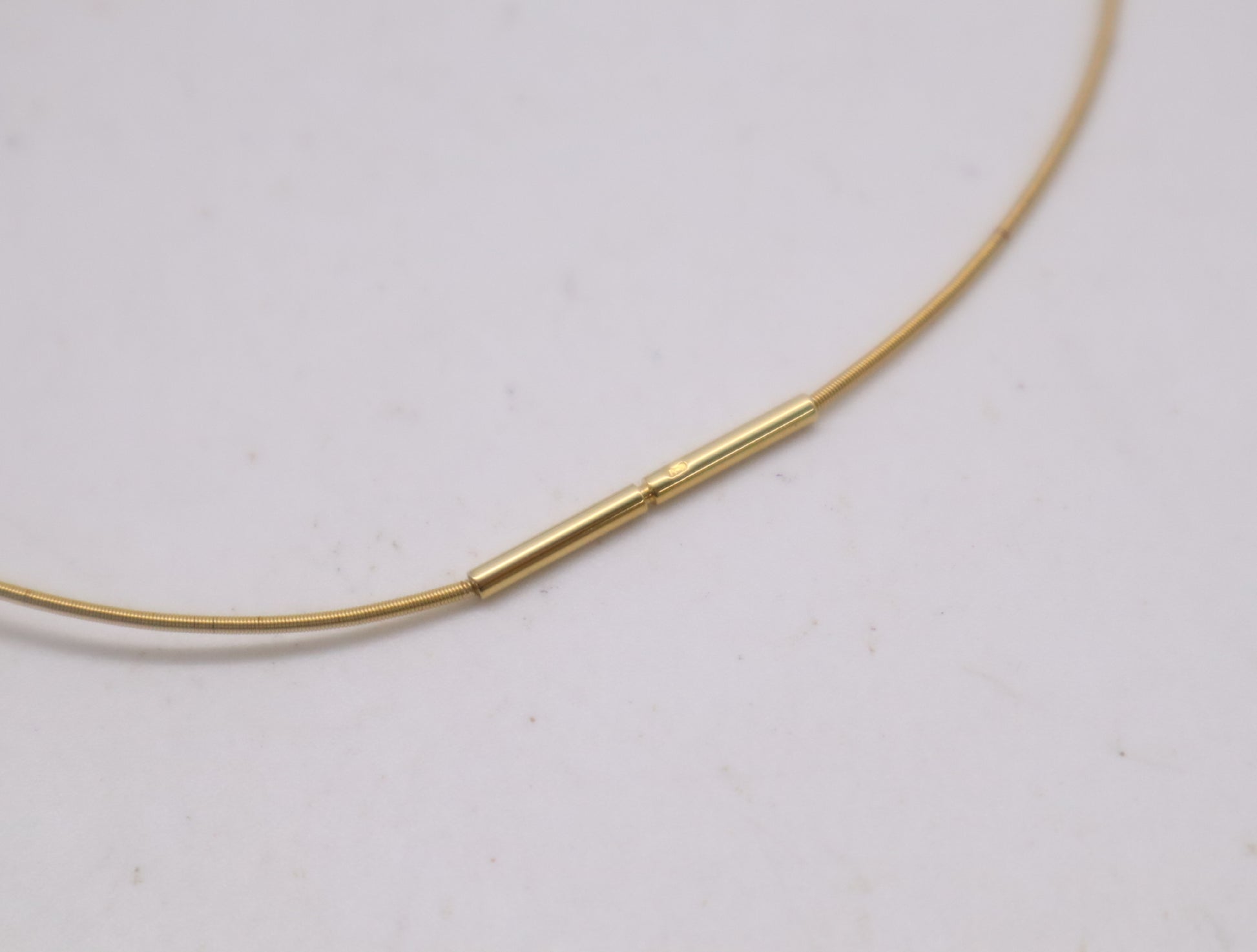 HERMES GPH Cube Orange Gold Necklace with Box