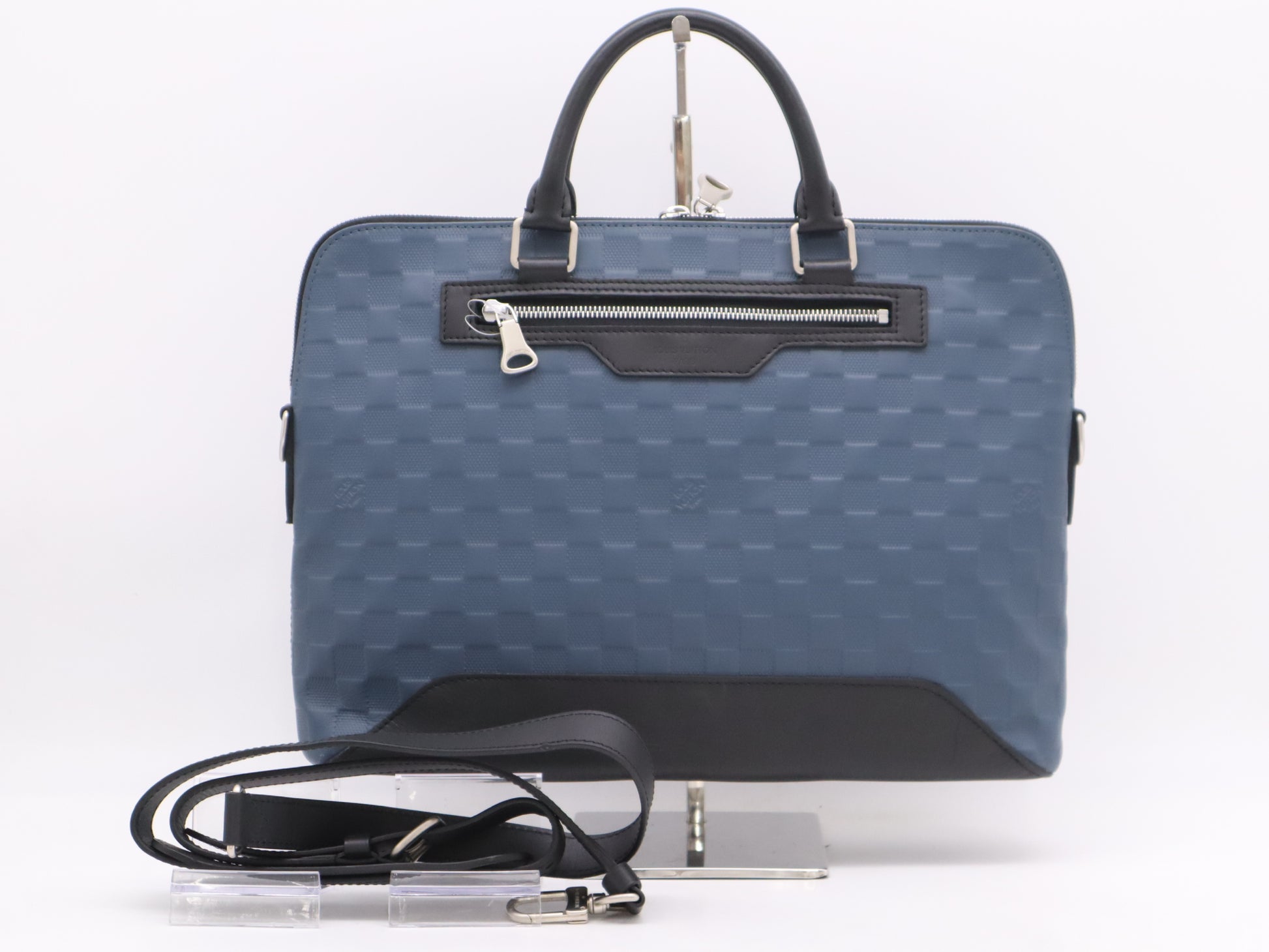 LOUIS VUITTON N41021 Damier Amphinia Avenue Briefcase with Shoulder Strap Business Bag