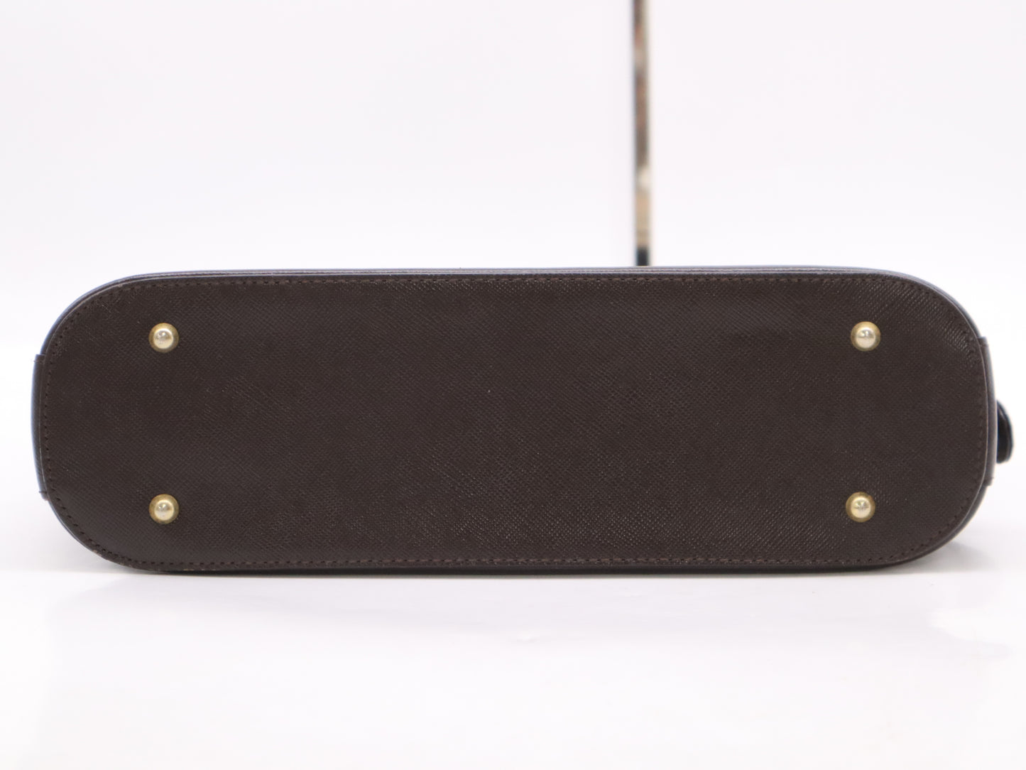 BURBERRY Canvas x Leather Nova Check Shoulder Bag Beige Brown GD Hardware with Charm Shoulder Bag