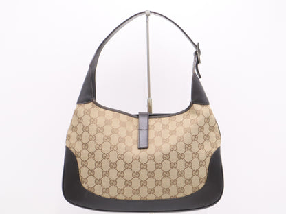 GUCCI 001/3306GG Canvas Sherry Line Jackie Shoulder Bag Shoulder Bag