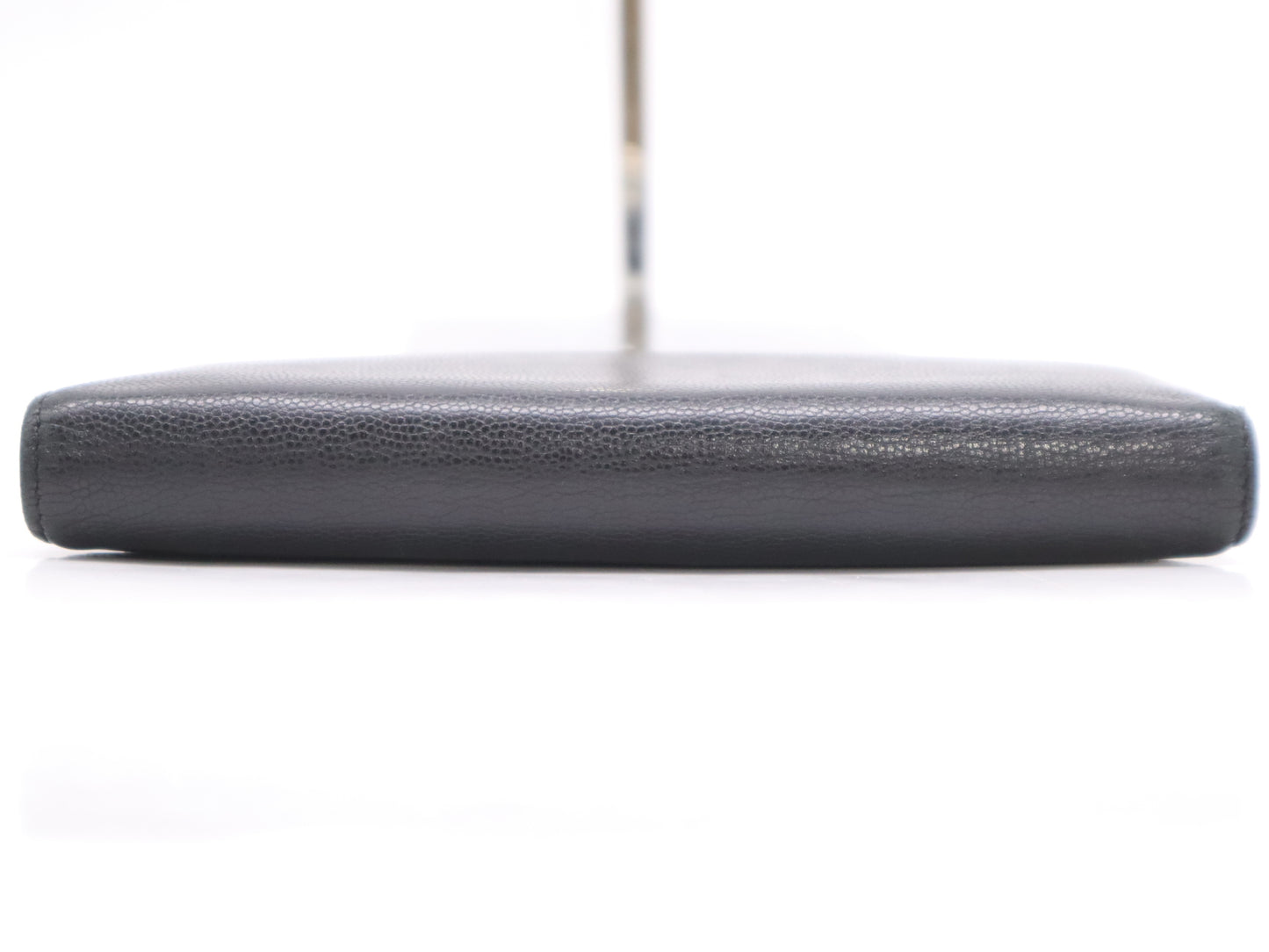 CHANEL Caviar Skin Bi-Fold Long Wallet Black with Box Card Seal 13424865 Wallet