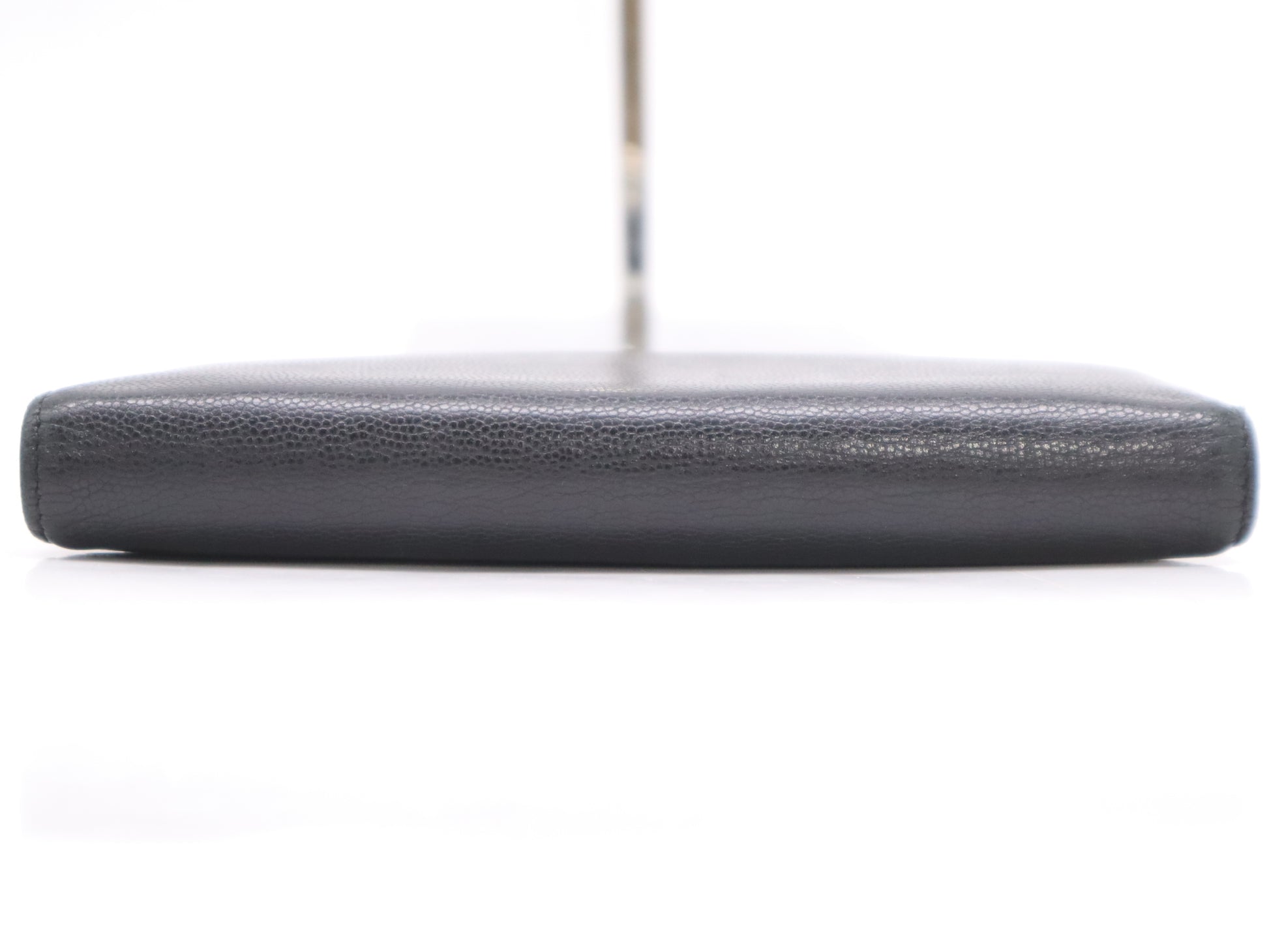 CHANEL Caviar Skin Bi-Fold Long Wallet Black with Box Card Seal 13424865 Wallet