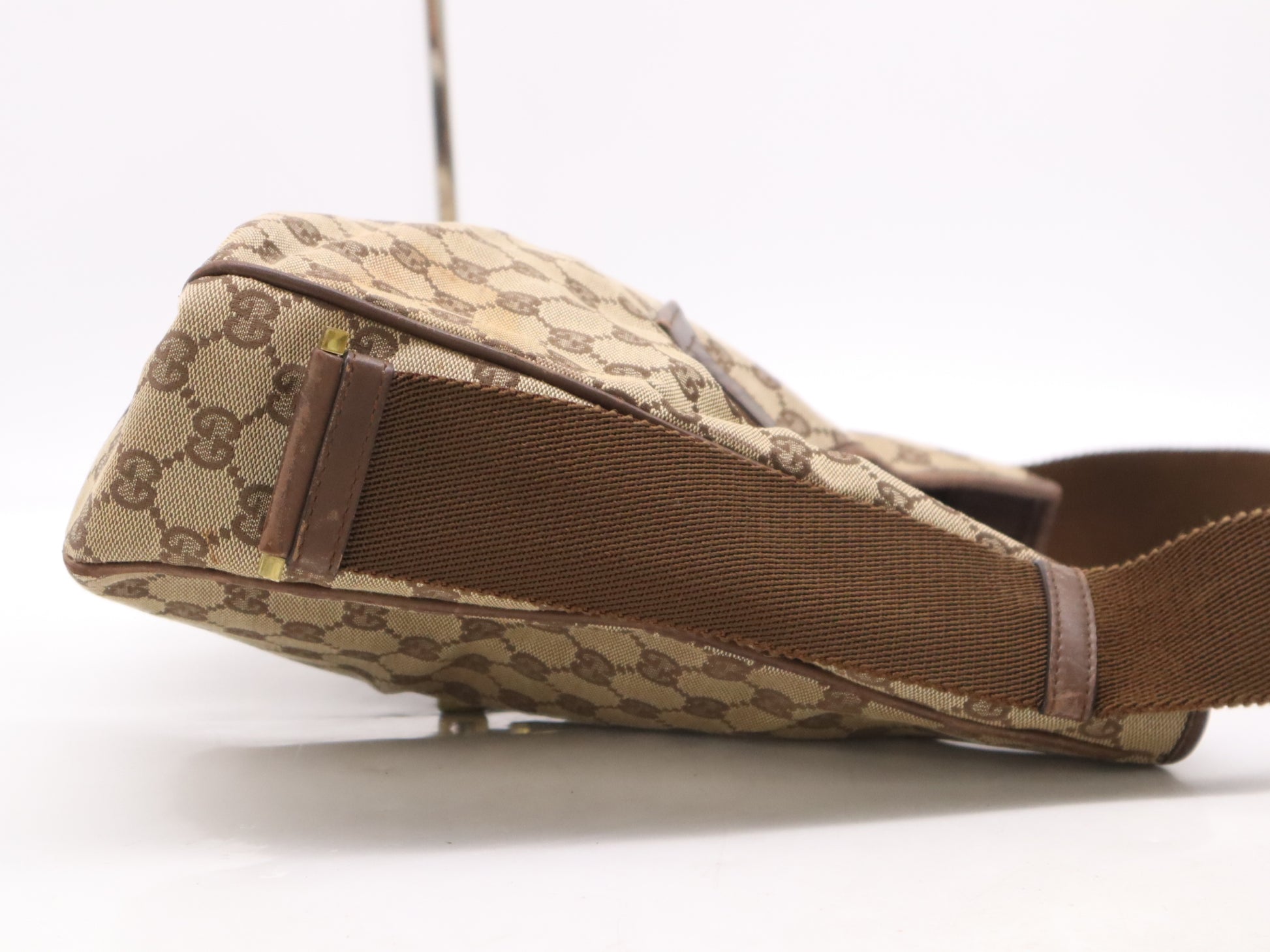 GUCCI 92735 GG Canvas One Shoulder Bag Beige Brown Shoulder Bag