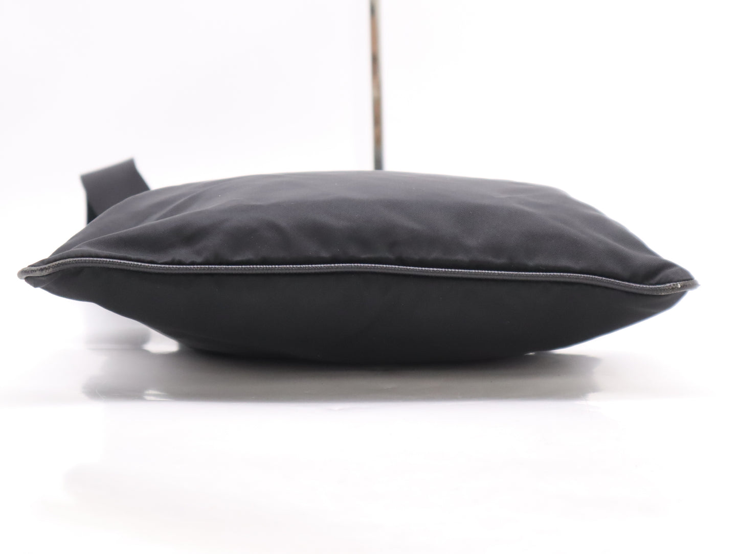 PRADA Nylon Triangle Logo Shoulder Bag Black SV Hardware Shoulder Bag