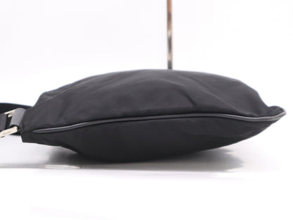 PRADA Nylon Triangle Logo Shoulder Bag Black SV Hardware Shoulder Bag