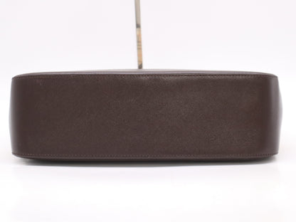 BURBERRY Canvas x Leather Nova Check Bag Brown Handbag