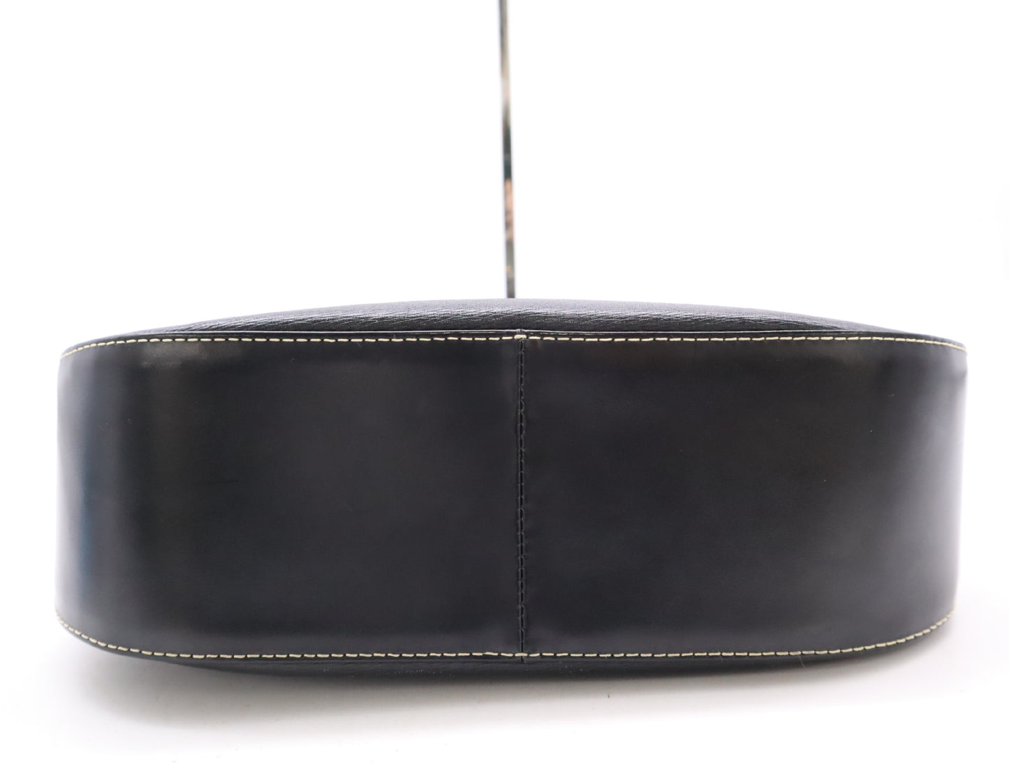 BURBERRY Leather Black Novacheck GD Hardware Shoulder Bag