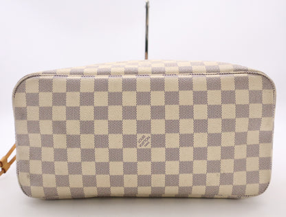 LOUIS VUITTON N51107 Azur Neverfull MM Old Model Tote Bag