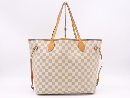 LOUIS VUITTON N51107 Azur Neverfull MM Old Model Tote Bag