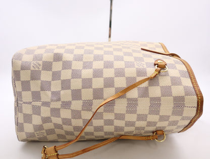 LOUIS VUITTON N51107 Azur Neverfull MM Old Model Tote Bag