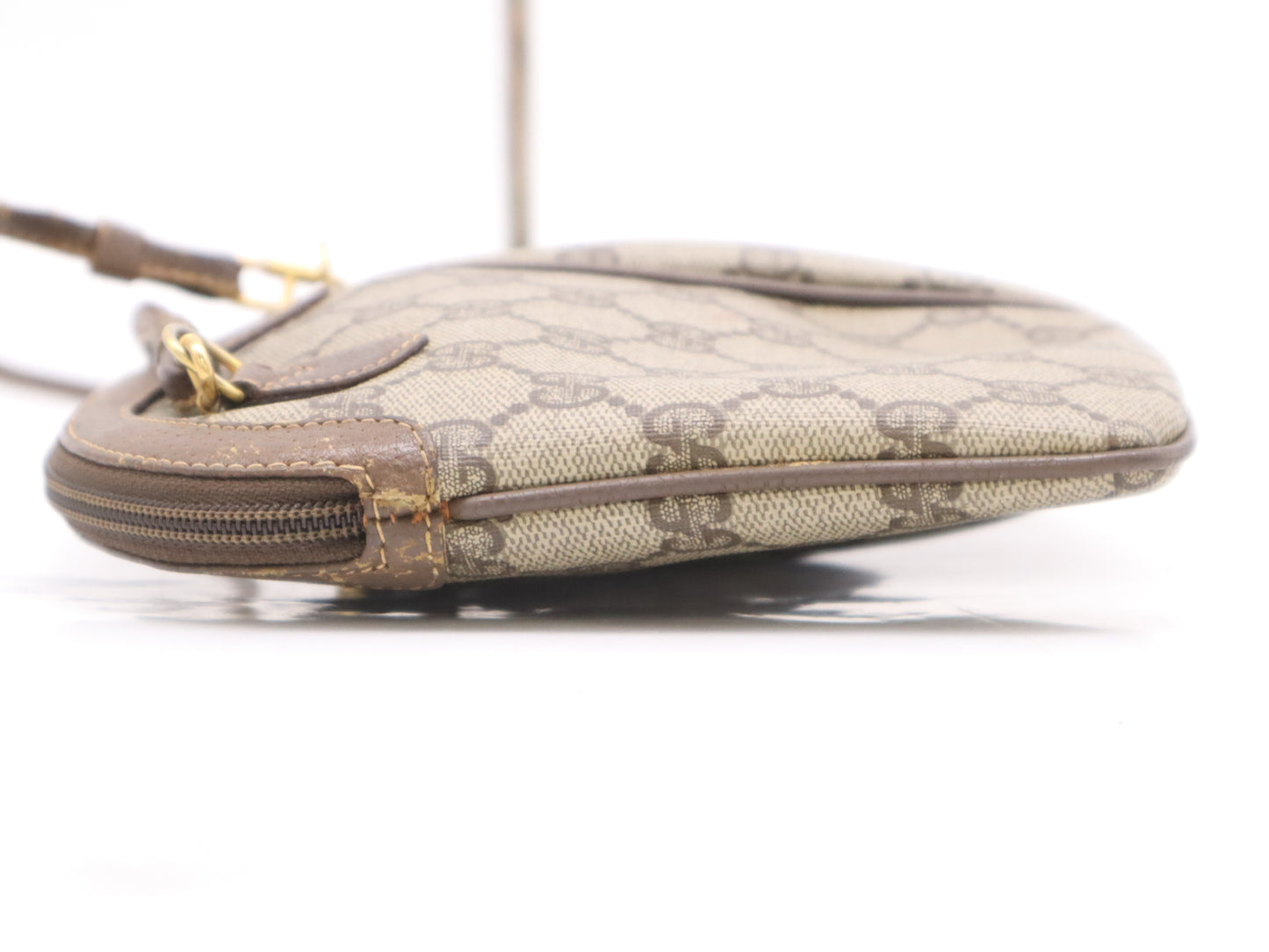 GUCCI 904/02/047GG Supreme Sherry Line Shoulder Bag Khaki Shoulder Bag