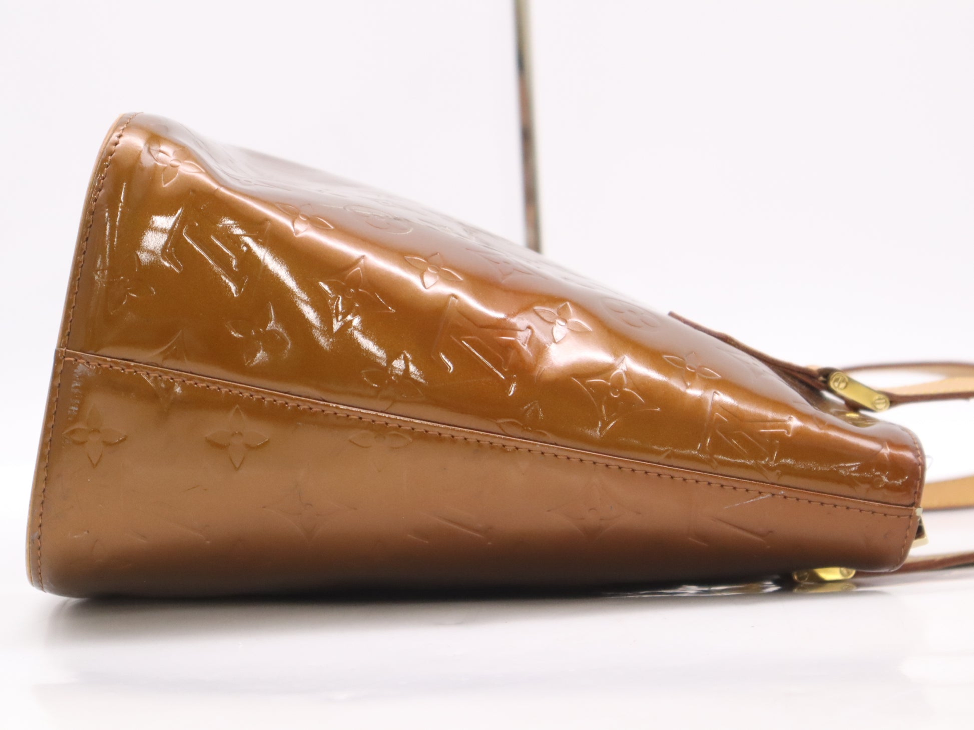 LOUIS VUITTON M91122 Vernis Houston Bronze Tote Bag
