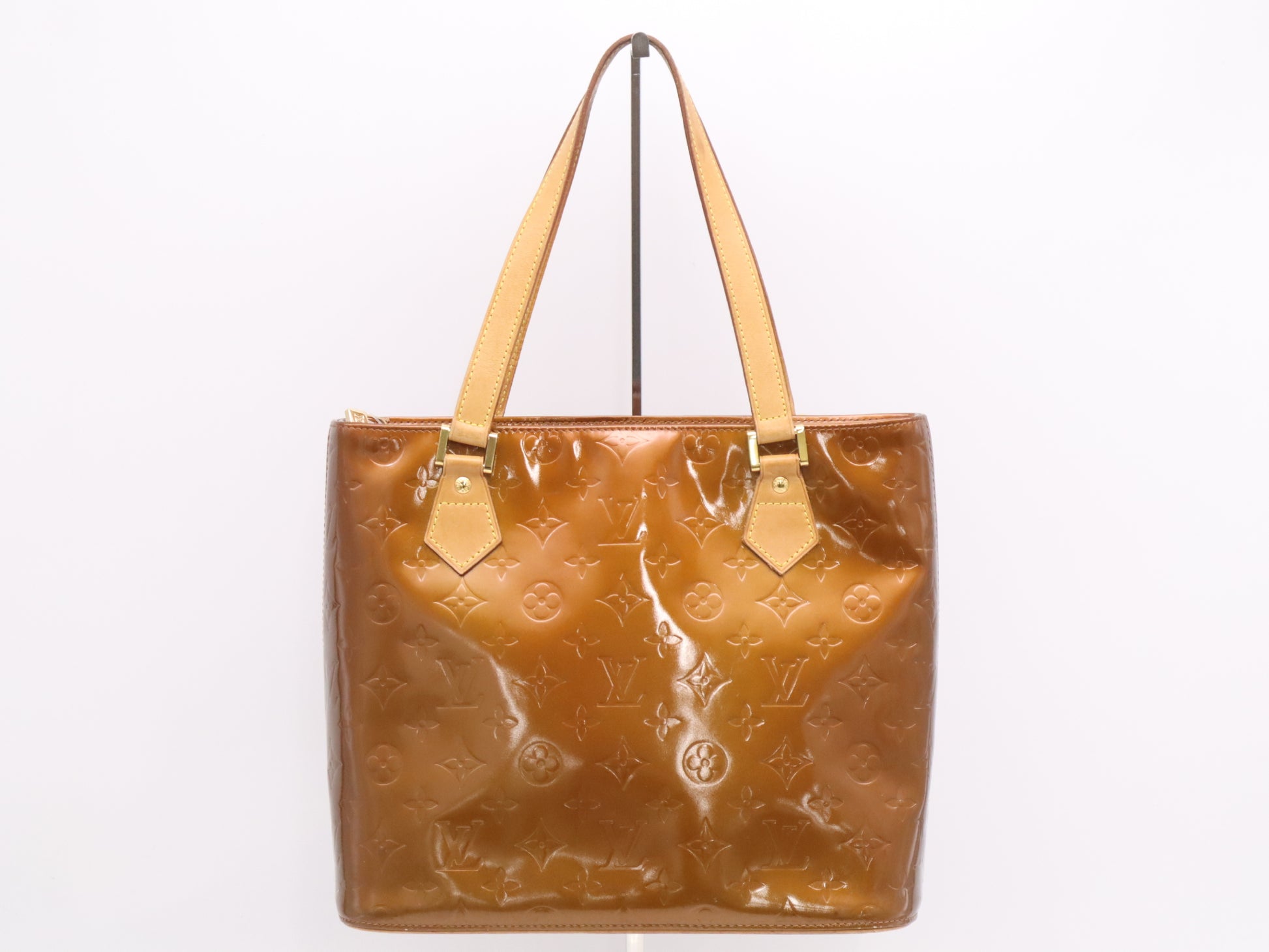 LOUIS VUITTON M91122 Vernis Houston Bronze Tote Bag