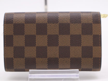 LOUIS VUITTON N61730 Damier Porto Monet Viet Tresol Wallet with Box